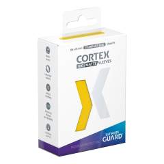 Cortex Sleeves Matte Yellow Standard Size (100) 1