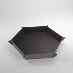 Magnetic Dice Tray Hex Black/Gray Terningbrett 1