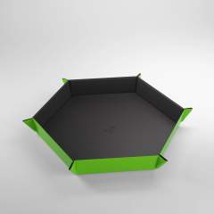 Magnetic Dice Tray Hex Black/Green Terningbrett 1