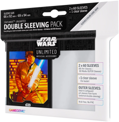 Star Wars Luke Skywalker Double Sleeving Pack Standard Size (60x2) 1