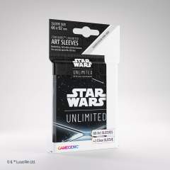 Star Wars Unlimited Card Back Black Standard Size Sleeves (60+1) 1