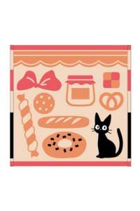 Jiji's Bakery Mini Towel 25x25 cm 1