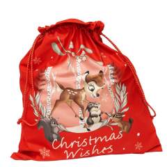 Bambi Christmas Wishes Christmas Gift Sack 1