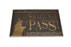 You Shall Not Pass Rubber Mat 1