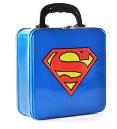 Superman Logo Tin Lunch Box 1