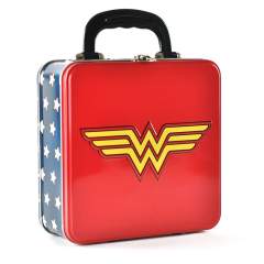 Wonder Woman Embossed Logo Lunch Box 1