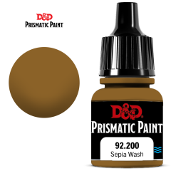 Prismatic Paint Sepia Wash 8 ml Dungeons & Dragons 5th Edition 1