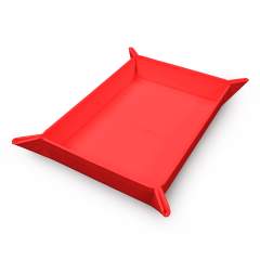 Vivid Magnetic Foldable Dice Tray Red 1