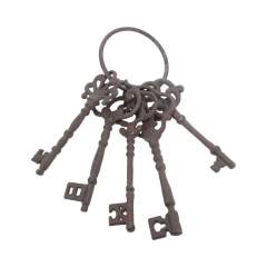 Aged Dungeon Keys Hanging Ornament 1