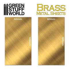 Brass Metal Sheets 60x120 mm (2) 1