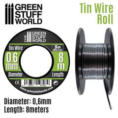 Flexible tin Wire Roll 0,6 mm 1