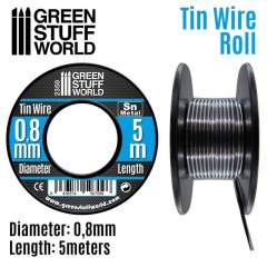 Flexible tin Wire Roll 0,8 mm 1