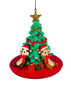 Chip & Dale with Tree 3D Ornament 1