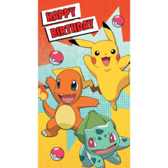 Happy Birthday Pikachu-Charizard-Bulbasaur 1