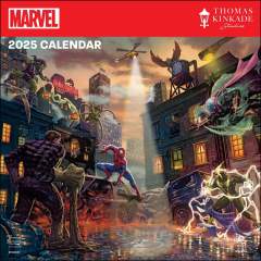 Marvel Thomas Kinkade 2025 Wall Cal 1