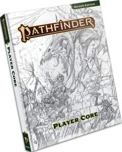 Pathfinder Player Core Rulebook Sketch Edition HC Pathfinder RPG 2nd Edition 1