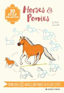 10 Step Drawing: Horses & Ponies 1