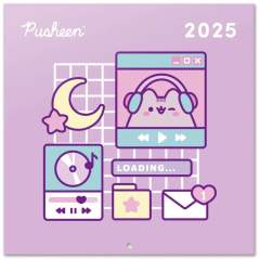 Pusheen Month to View Square Calendar Official Product 2025 1